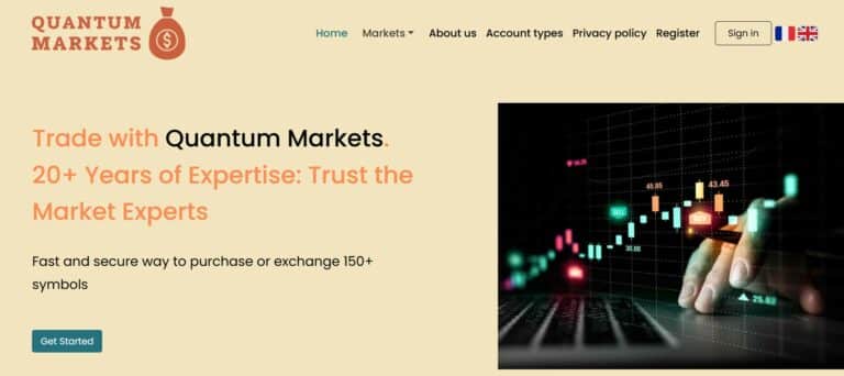 Quatum Markets Homepage